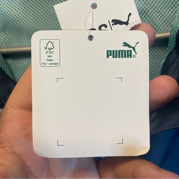 NWT PUMA MULTI COLOR WINDBREAKER L 14-16 - Picture 7 of 7